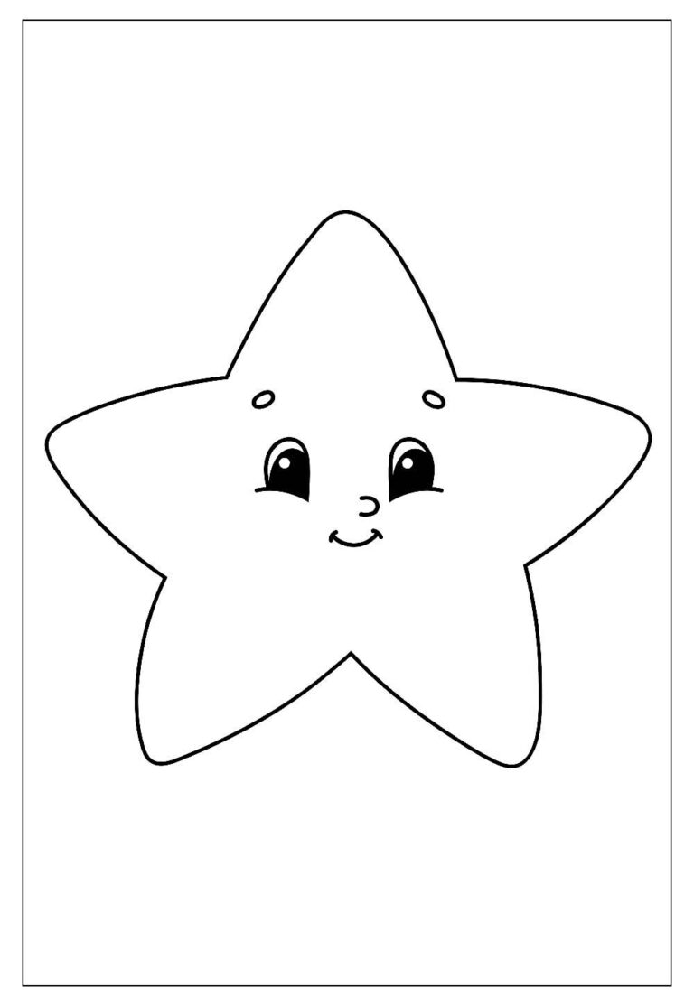 Desenhos De Estrela Para Colorir E Imprimir Tudo Para Colorir