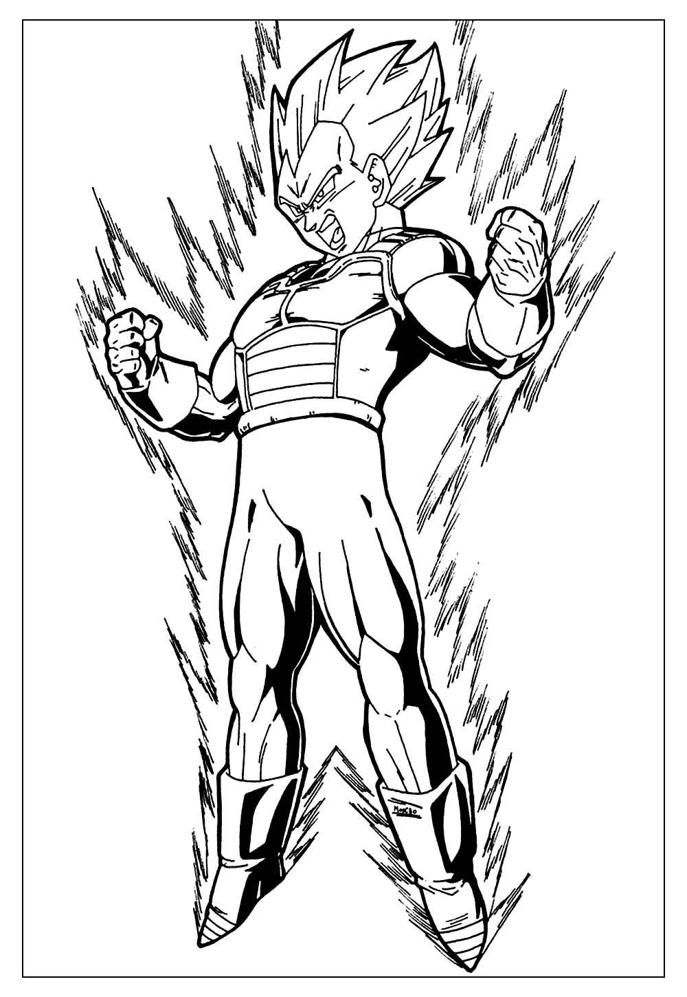 Desenhos Do Vegeta Para Colorir E Pintar Tudo Para Colorir