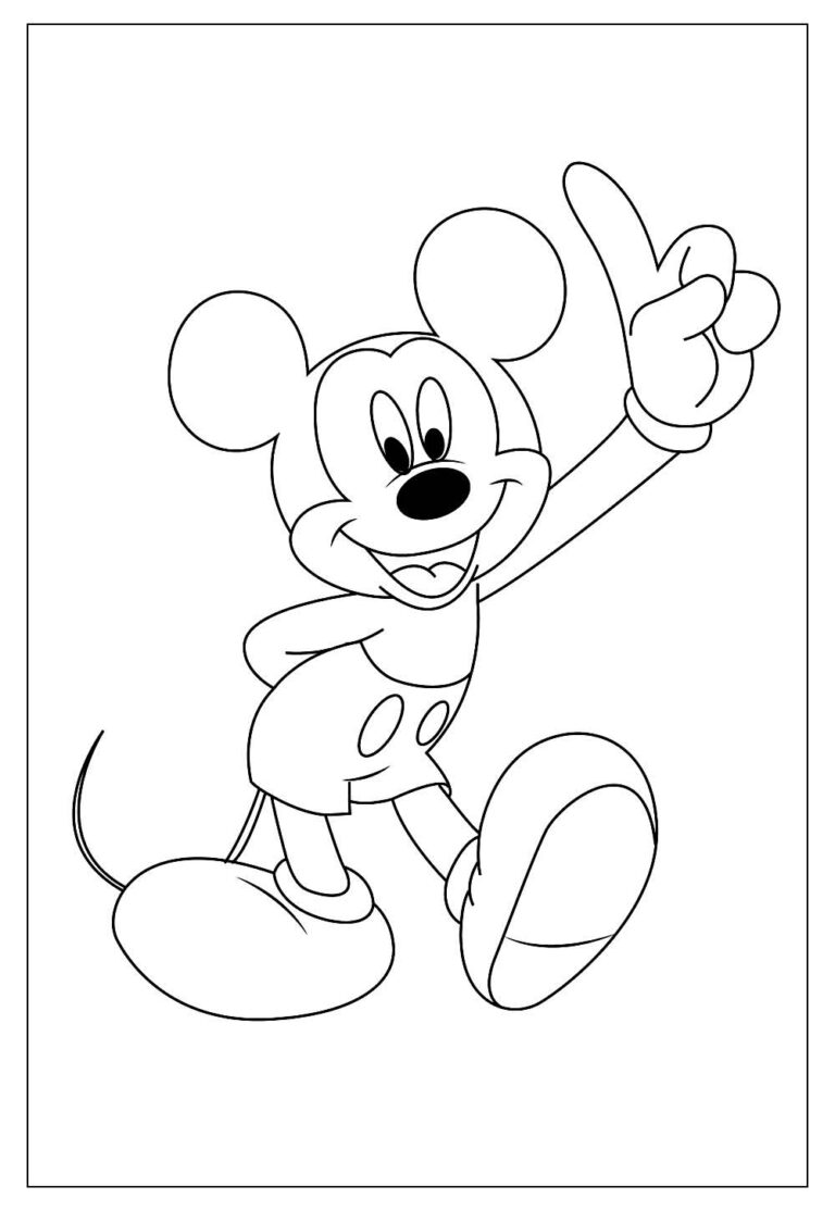 Desenhos Do Mickey Para Colorir E Pintar Tudo Para Colorir