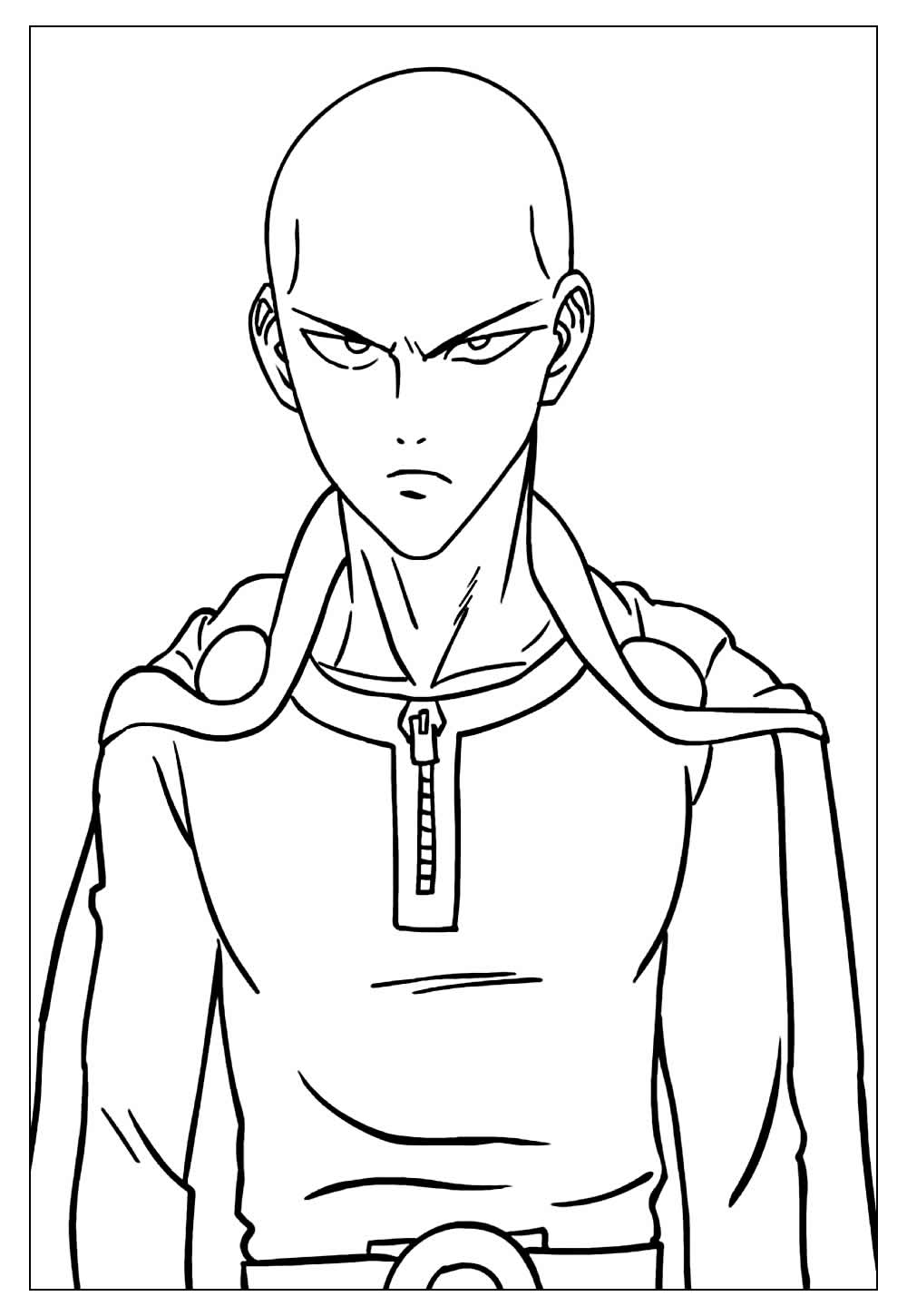 Desenhos Do Saitama Para Colorir E Pintar Tudo Para Colorir