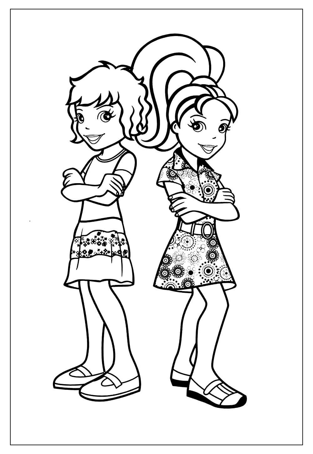 Desenhos Da Polly Pocket Para Colorir E Imprimir