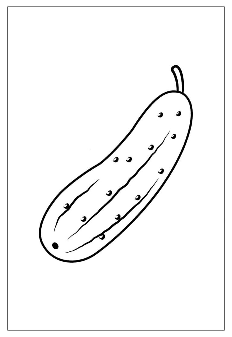 Desenhos De Pepino Para Colorir E Pintar Tudo Para Colorir