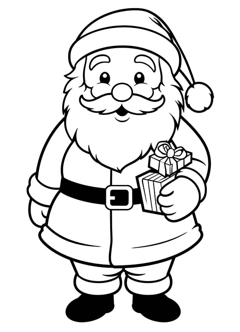 Desenhos Do Papai Noel Para Colorir E Pintar Tudo Para Colorir