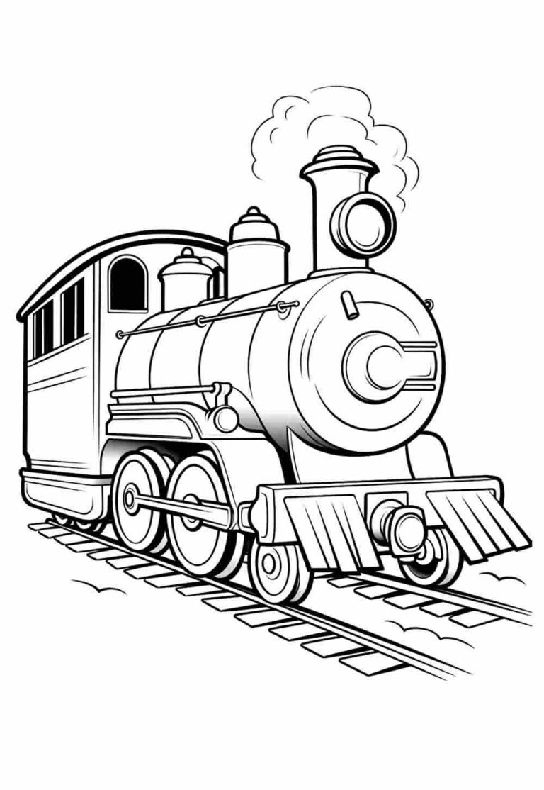 Desenhos De Trem Para Colorir E Imprimir Tudo Para Colorir