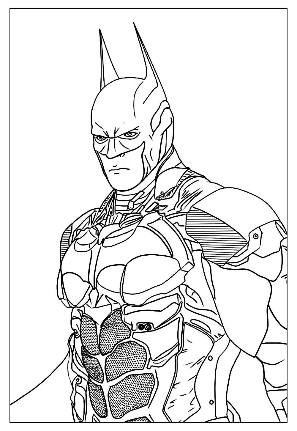 Desenho do Batman para colorir