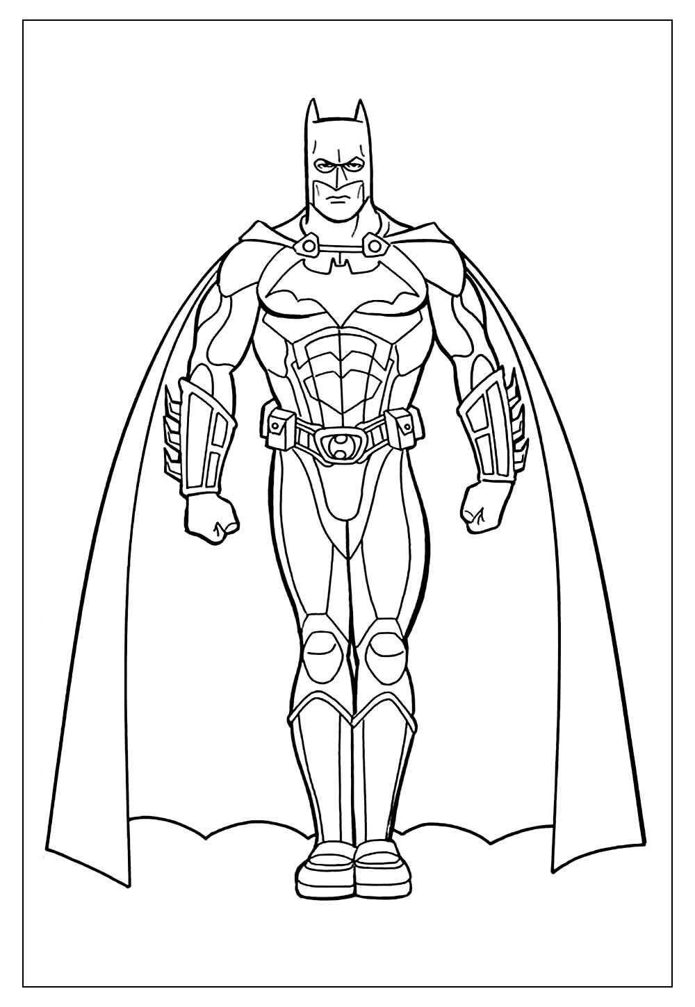 Desenhos do Batman - Modelos para Colorir