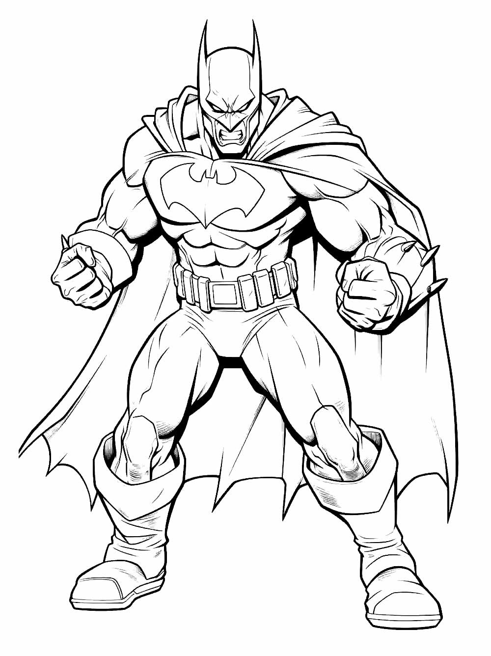 Desenho do Batman para imprmir