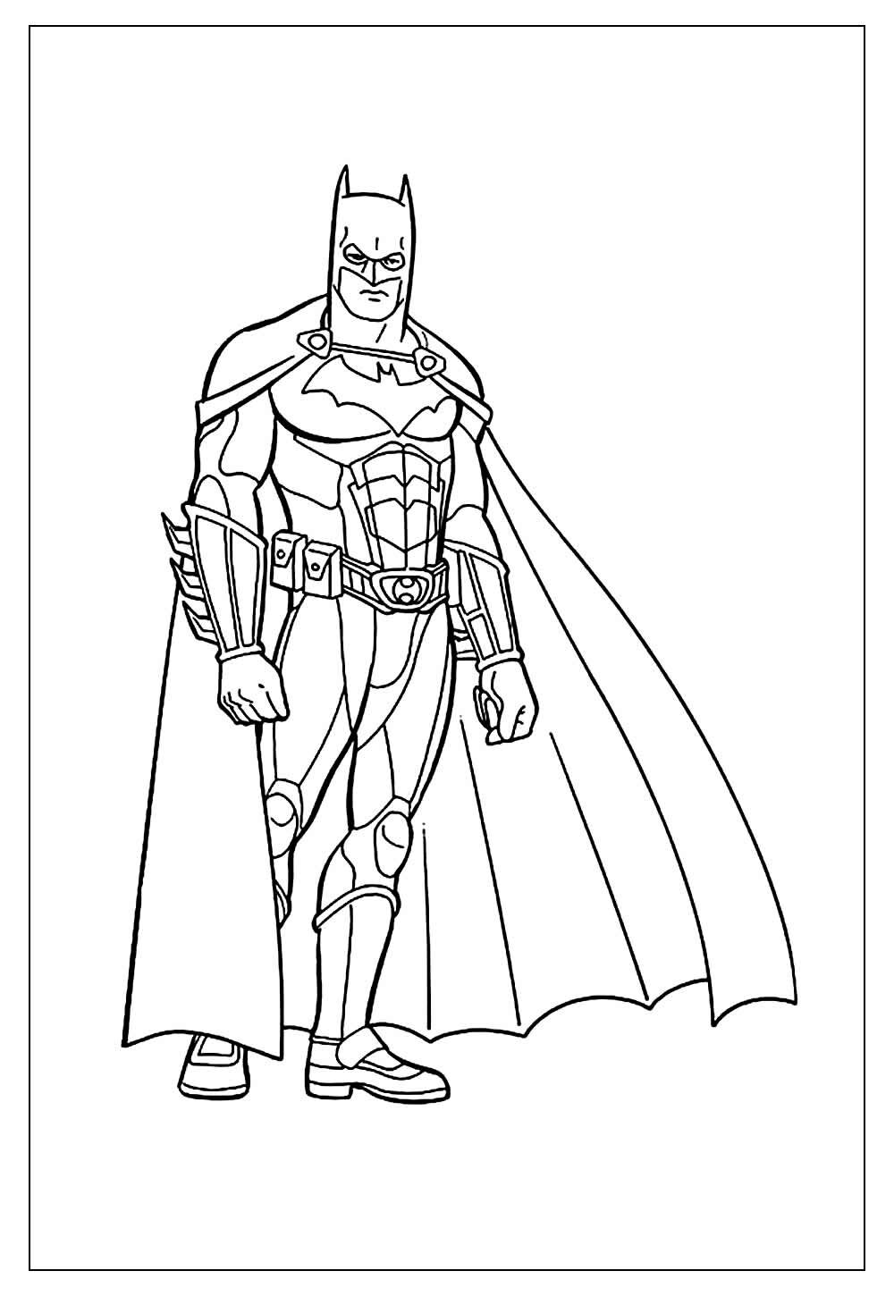 Desenho do Batman para pintar