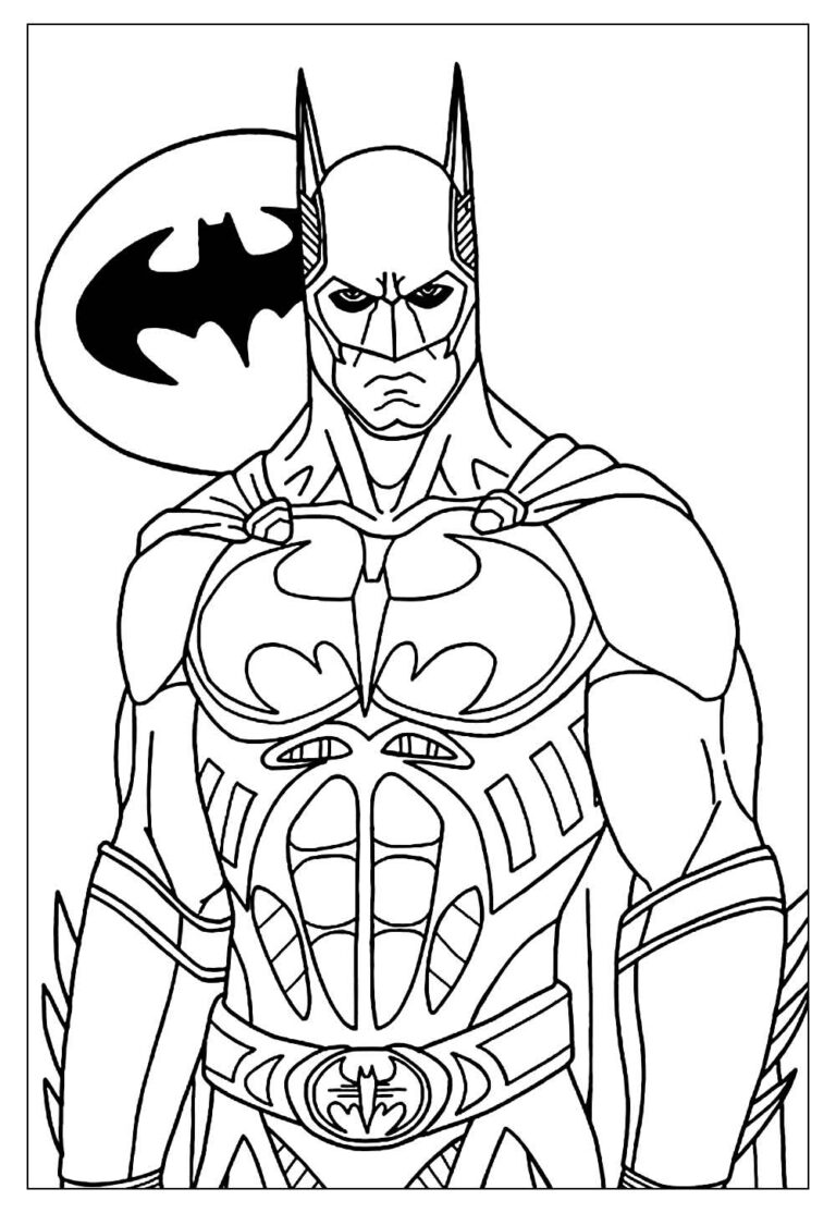 Desenhos do Batman para Colorir e Imprimir
