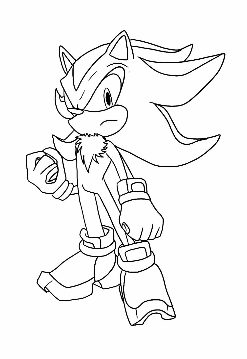 Desenho de Sonic