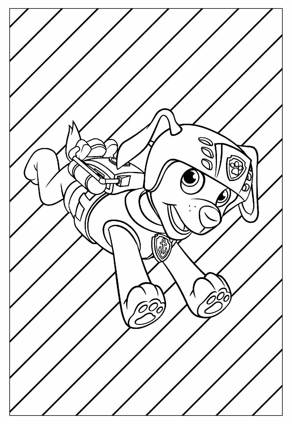 Desenho da Patrulha Canina para colorir