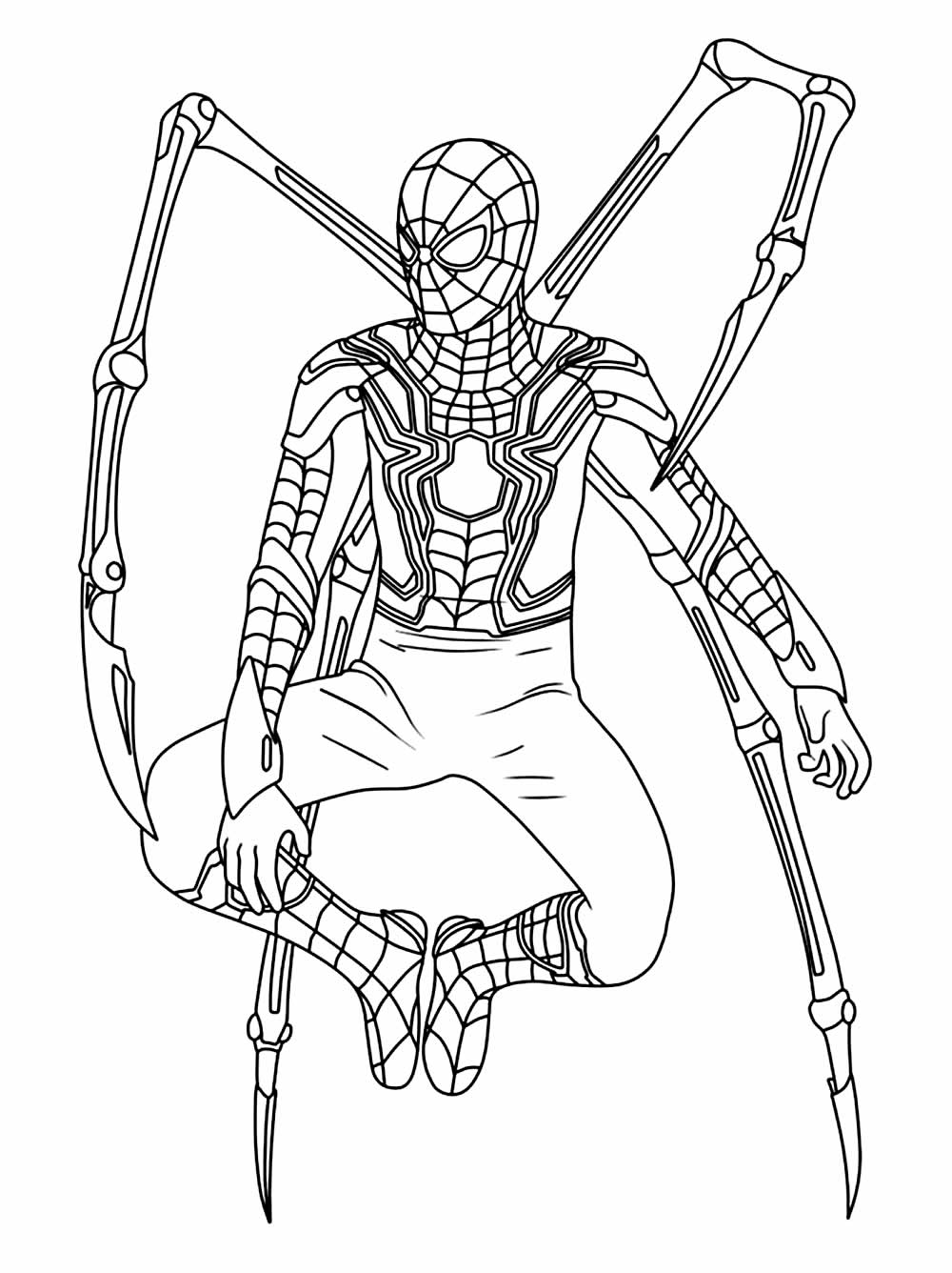 Desenhos do Homem-Aranha para Colorir e Imprimir