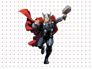 Desenhos de Thor para colorir