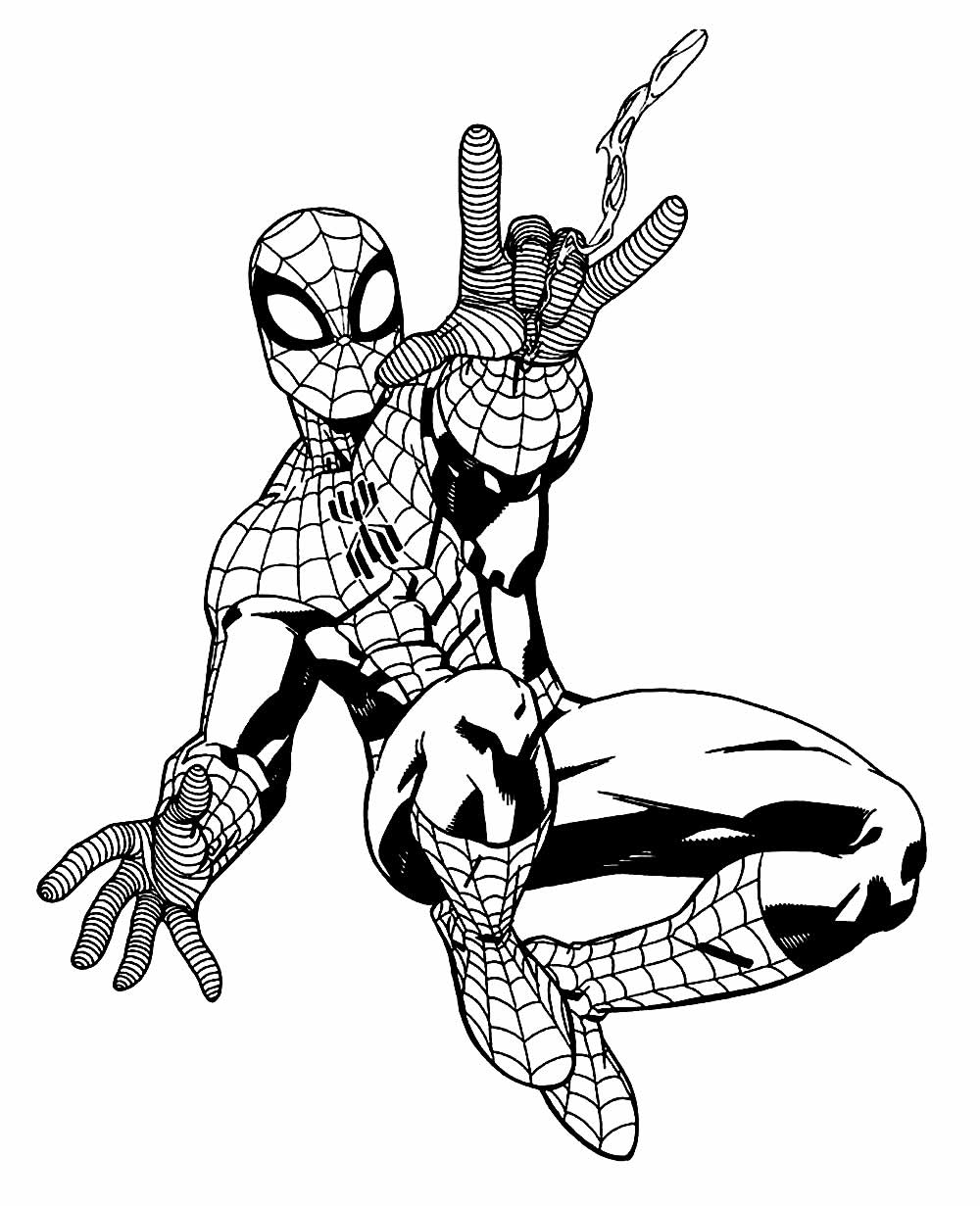 Desenho de Homem-Aranha