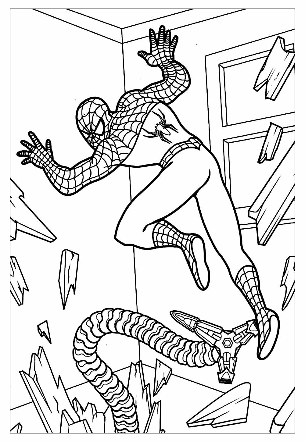Desenhos do Homem-Aranha para Imprimir e Colorir