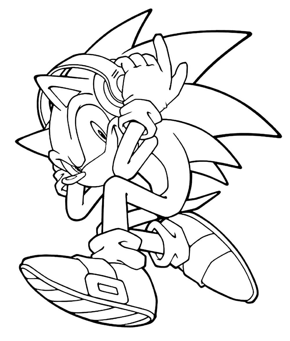Desenhos Sonic Colorir