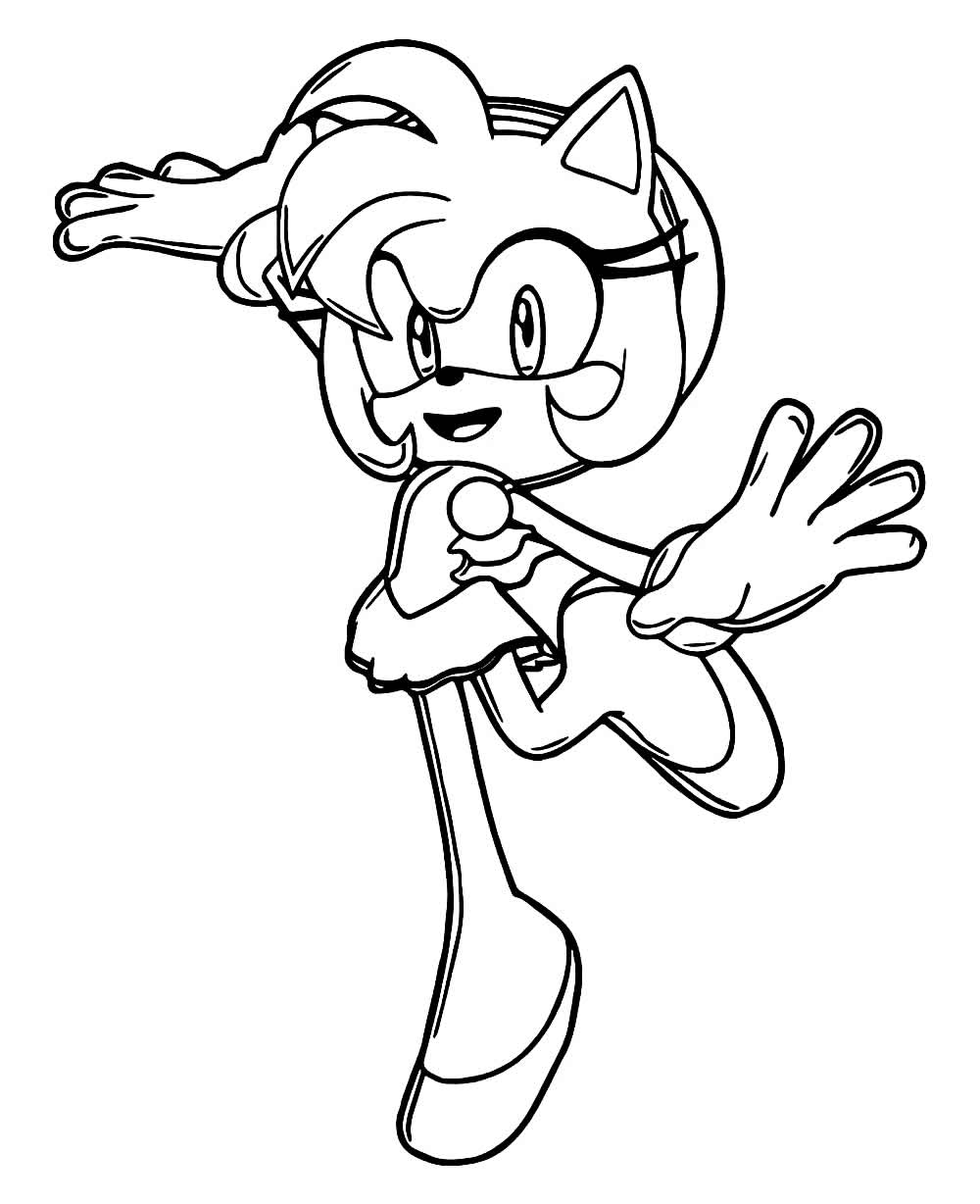 Sonic para colorir - Desenhos