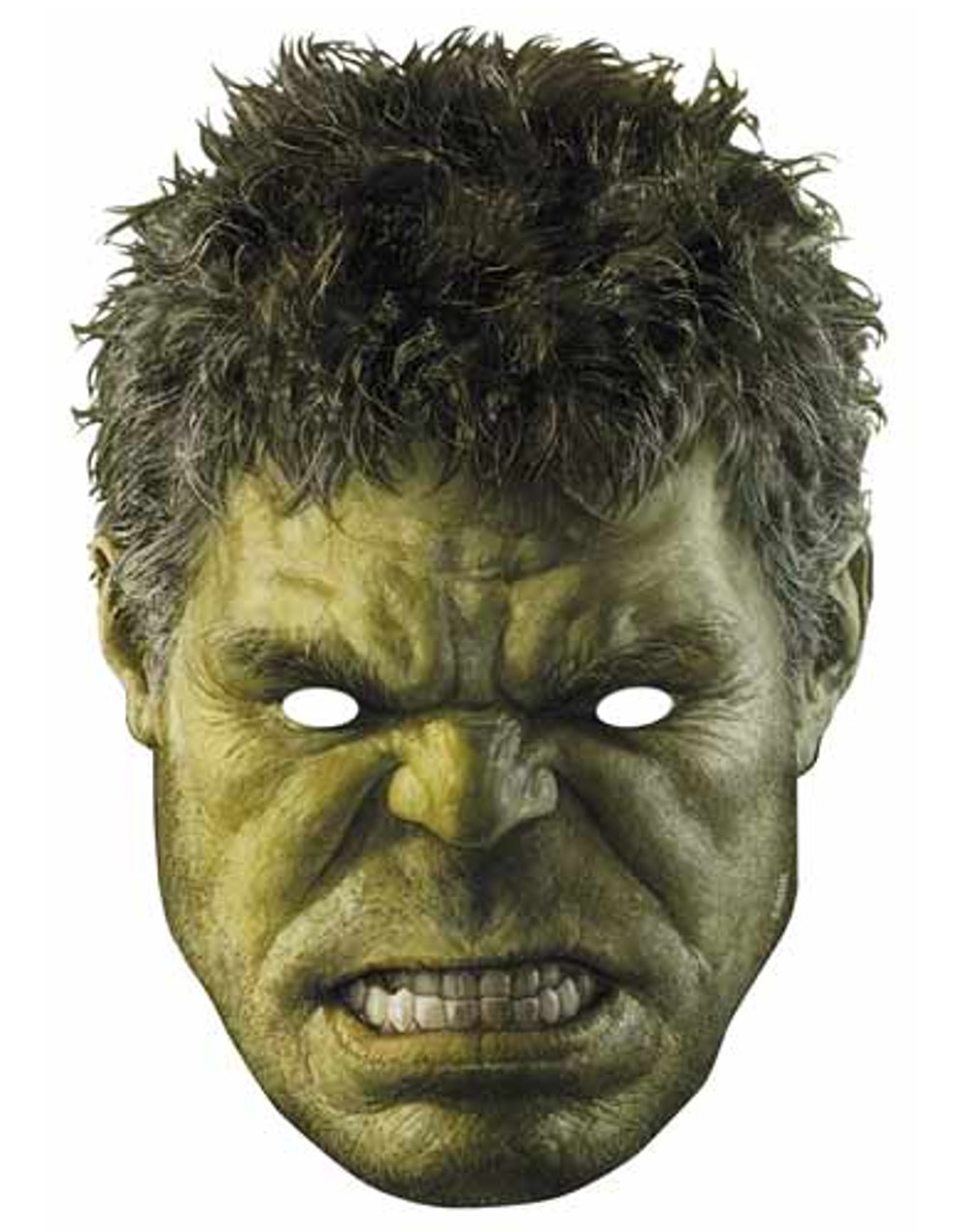 Máscara do Hulk para imprimir