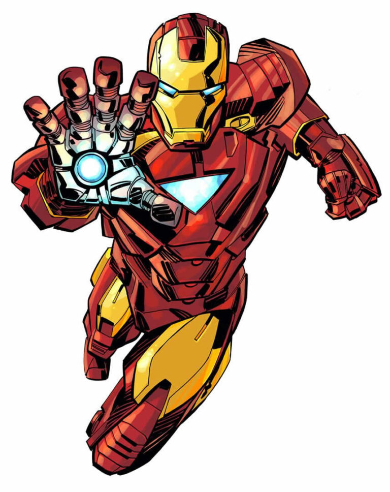 Desenhos do Homem de Ferro para Colorir e Pintar