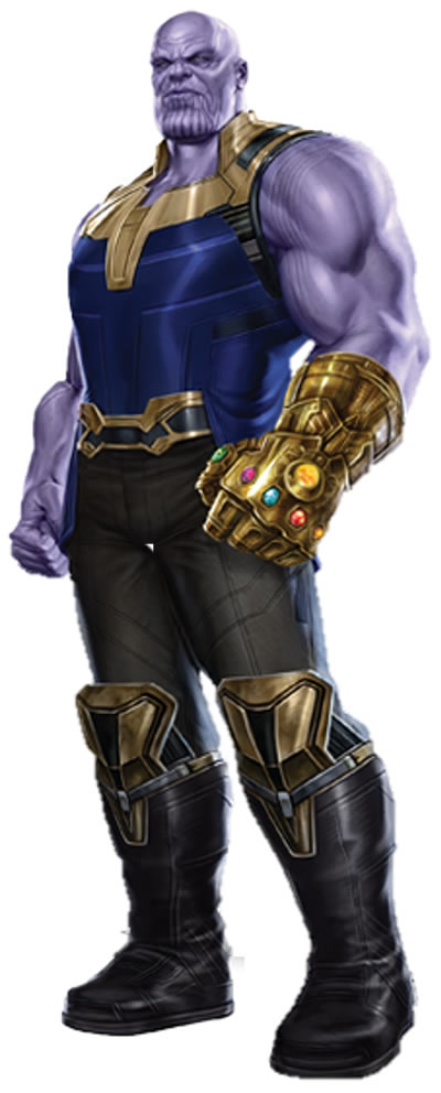 Modelo Colorido do Thanos