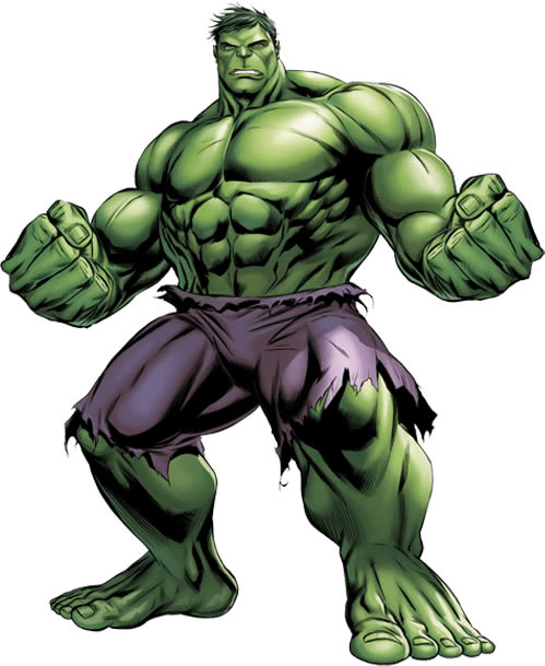 Molde Colorido do Hulk