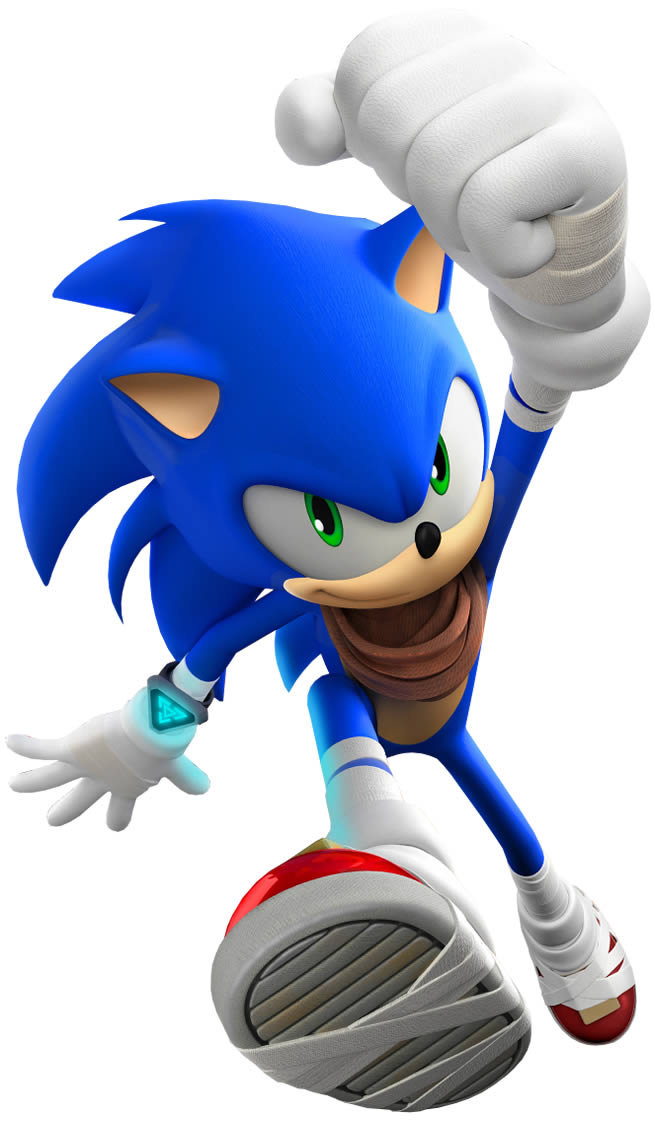 Modelo Colorido de Sonic