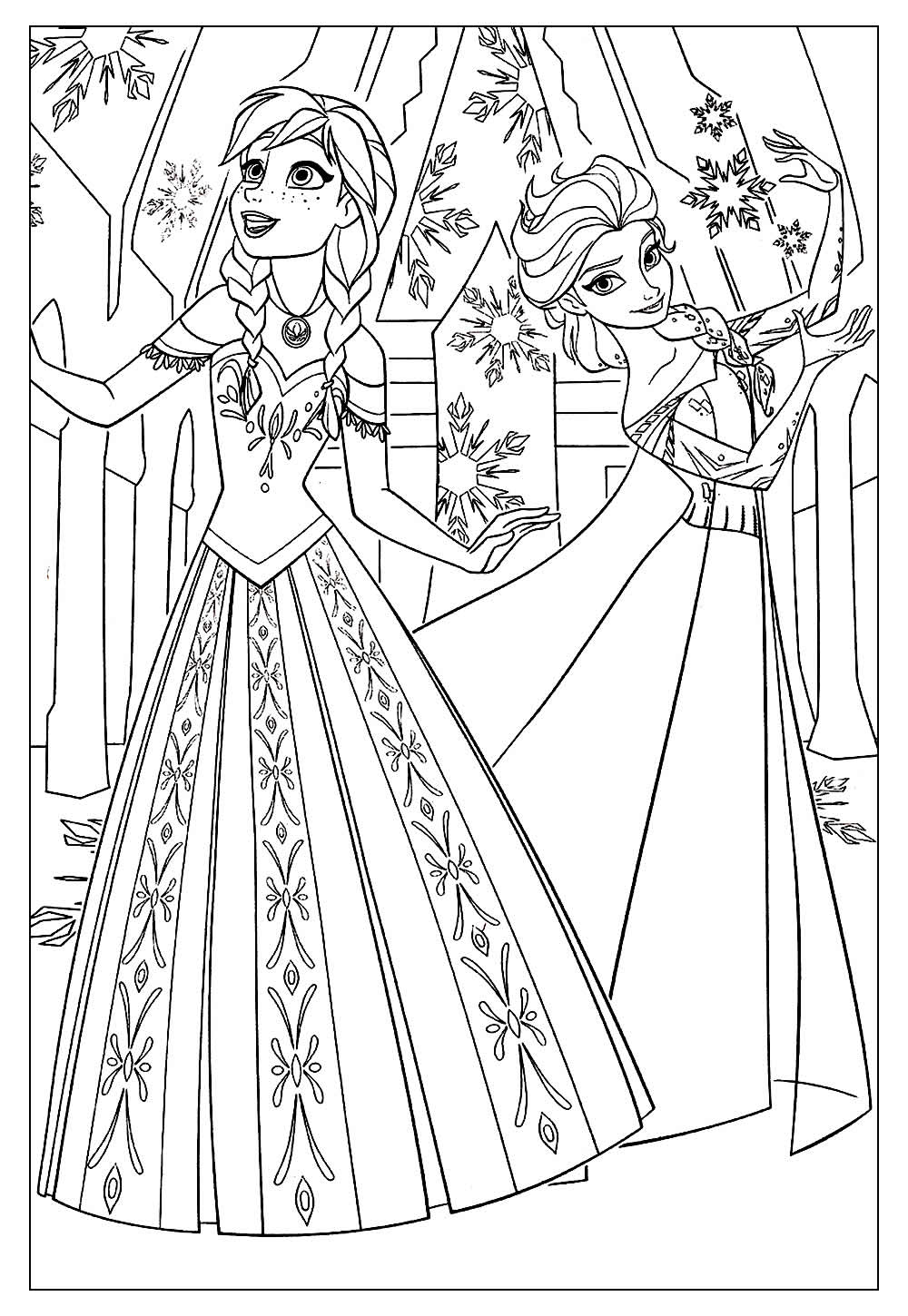 Desenhos da Frozen - Modelos para Colorir - Tudo Para Colorir