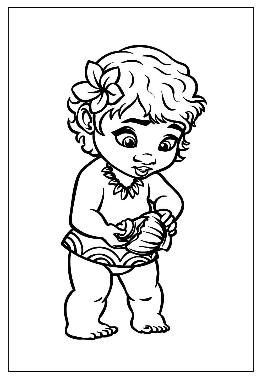 Desenho da Moana Bebê
