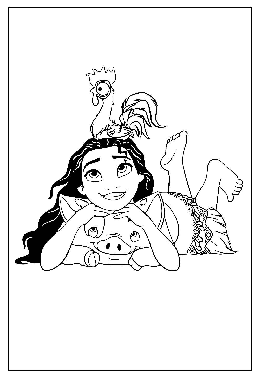 Desenhos Da Moana Modelos Para Colorir Tudo Para Colorir 