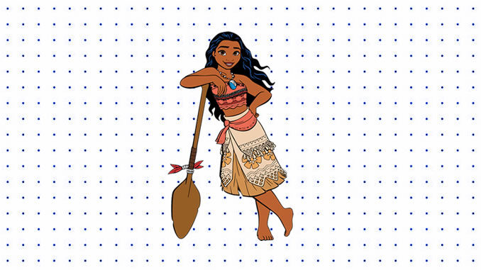 Desenhos da Moana para colorir