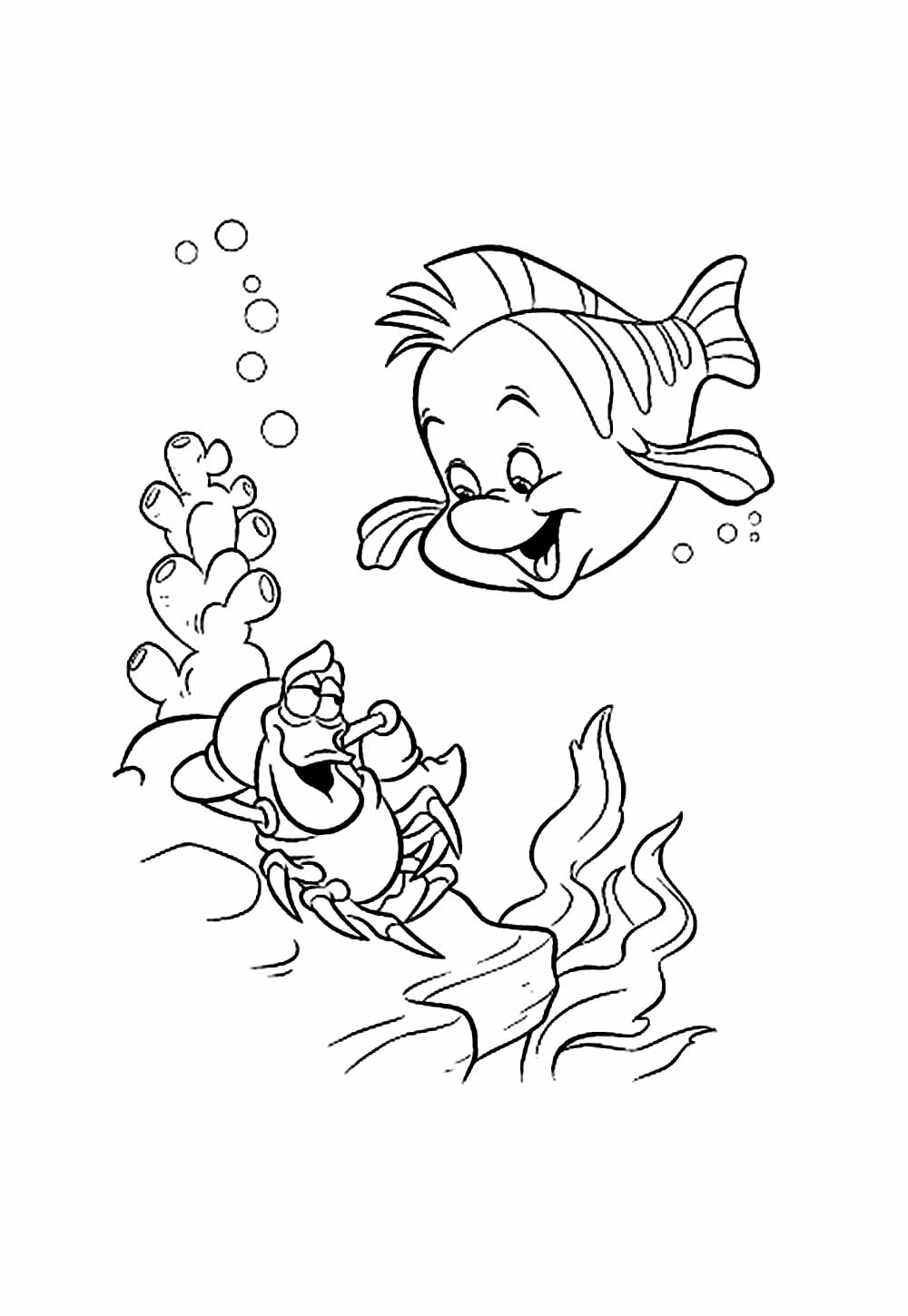 Desenho da Peixes para colorir