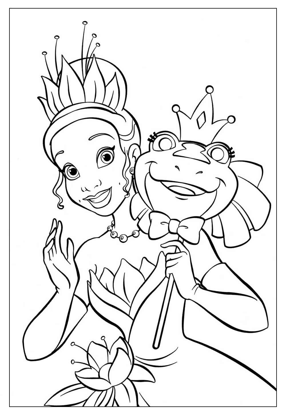 Desenho da Princesa Tiana