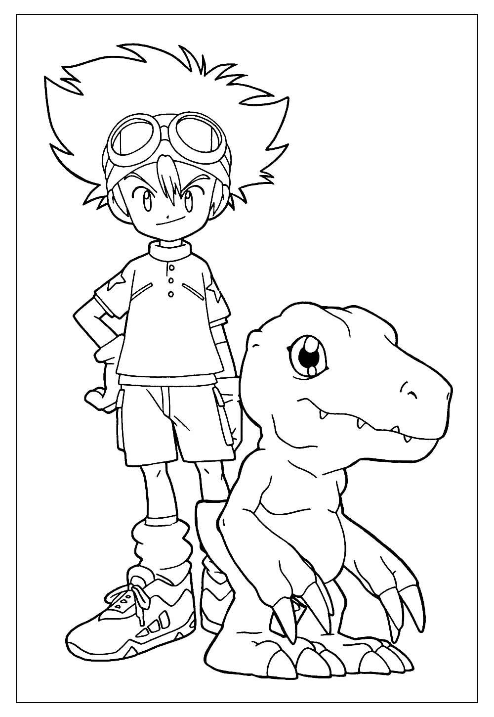 Desenho de Digimon
