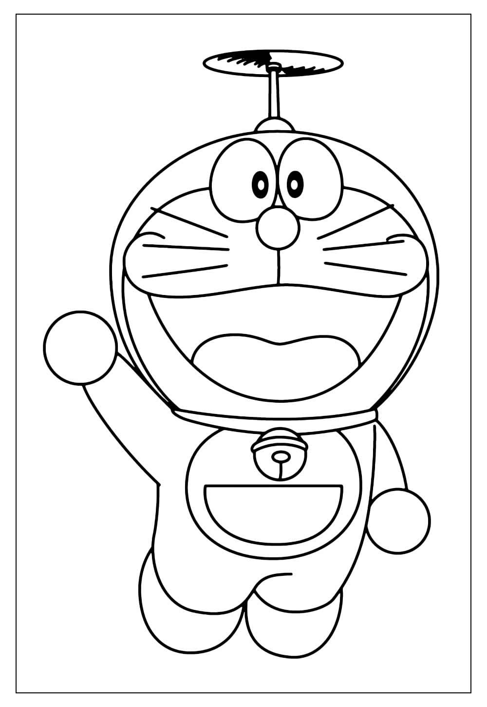 Desenhos do Doraemon para Colorir e Pintar - Tudo Para Colorir