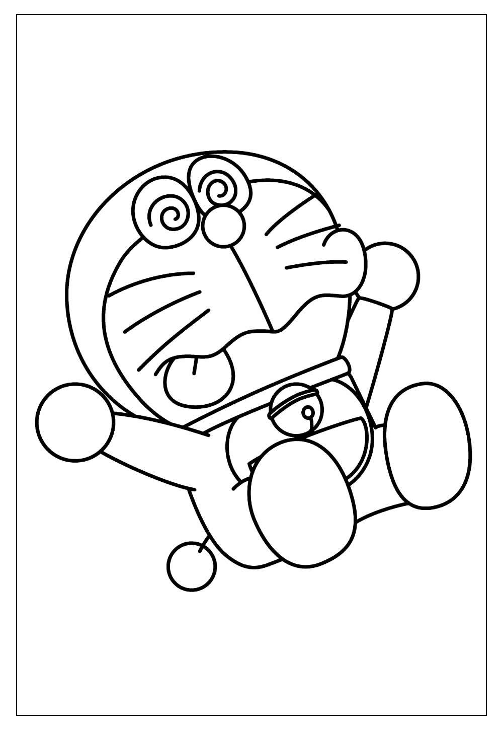 Colorir desenho de Doraemon