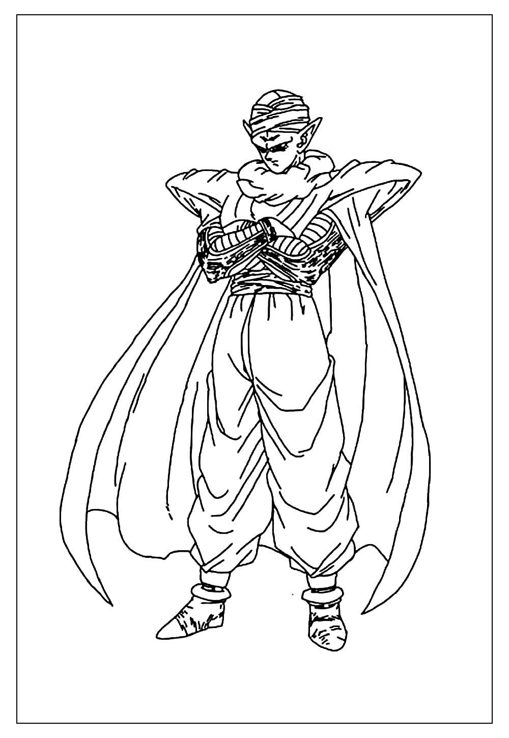 Desenhos de Dragon Ball Z para Colorir e Pintar