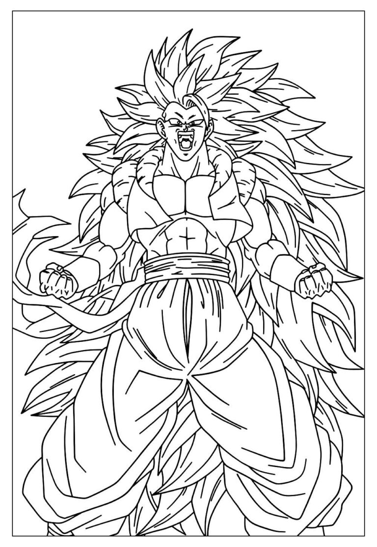 Desenhos de Dragon Ball Z para Colorir e Pintar