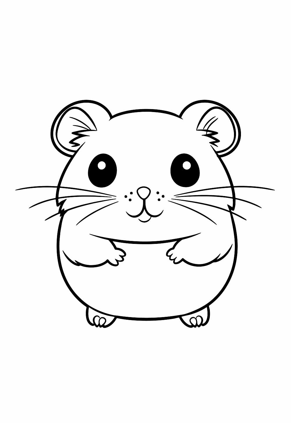 Desenho Hamtaro Colorir