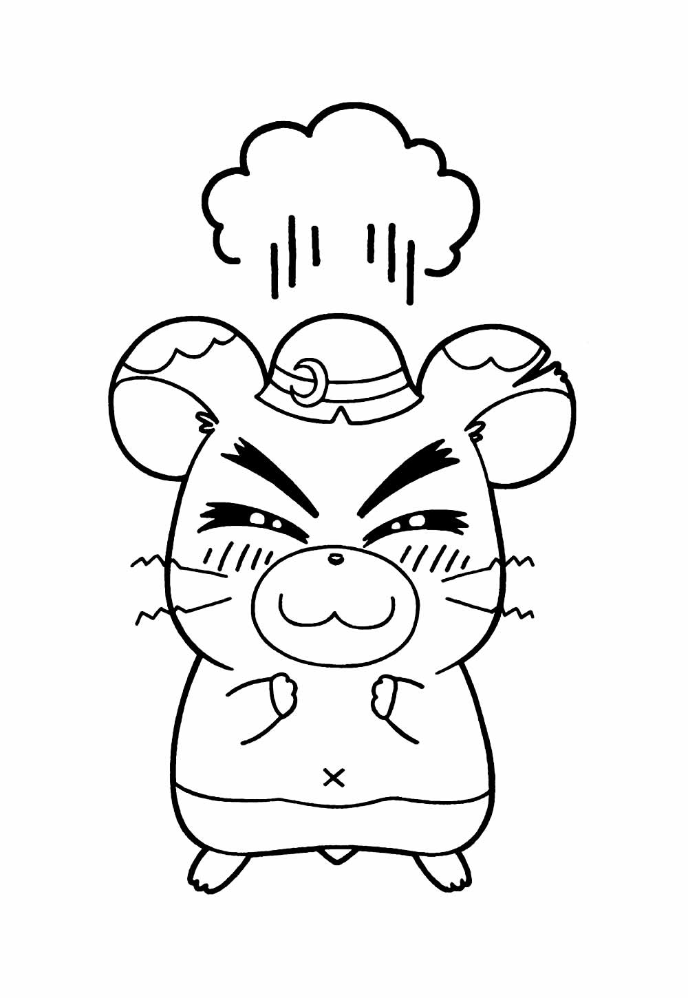 Desenho Hamtaro Pintar