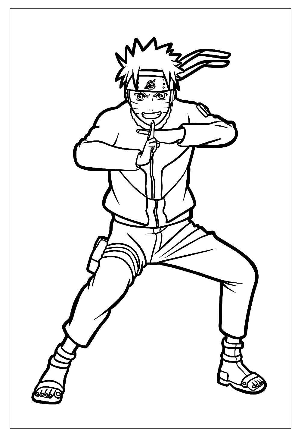 Desenhos de Naruto para Colorir e Pintar
