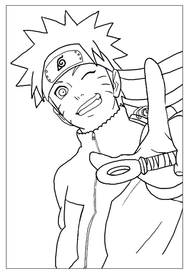 Desenhos de Naruto para Colorir e Pintar