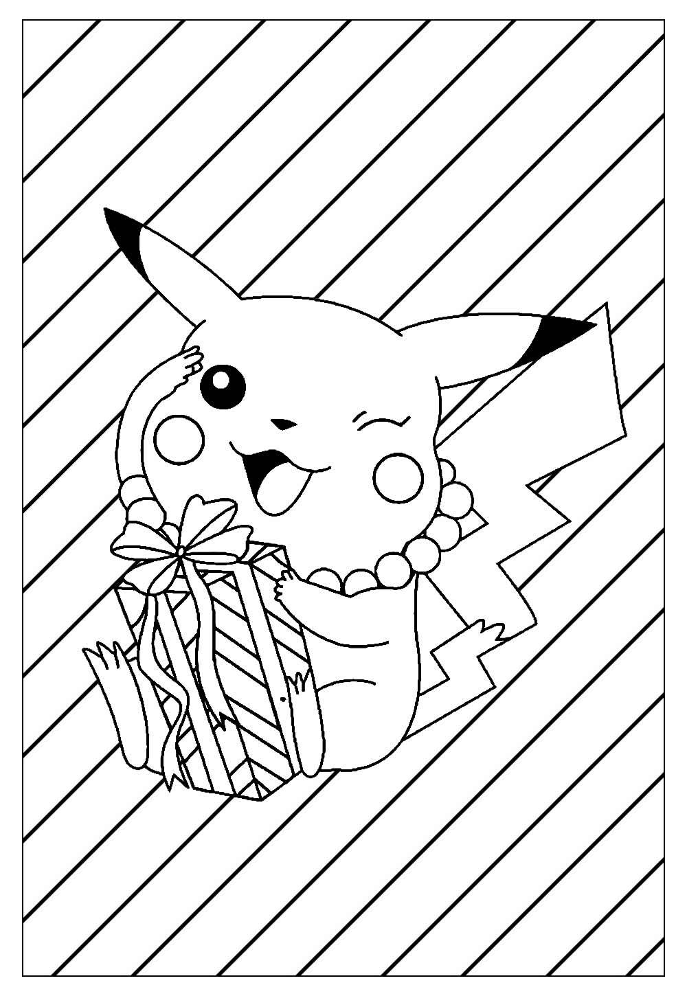 Pikachu para Colorir: +60 Desenhos Lindos para Imprimir!