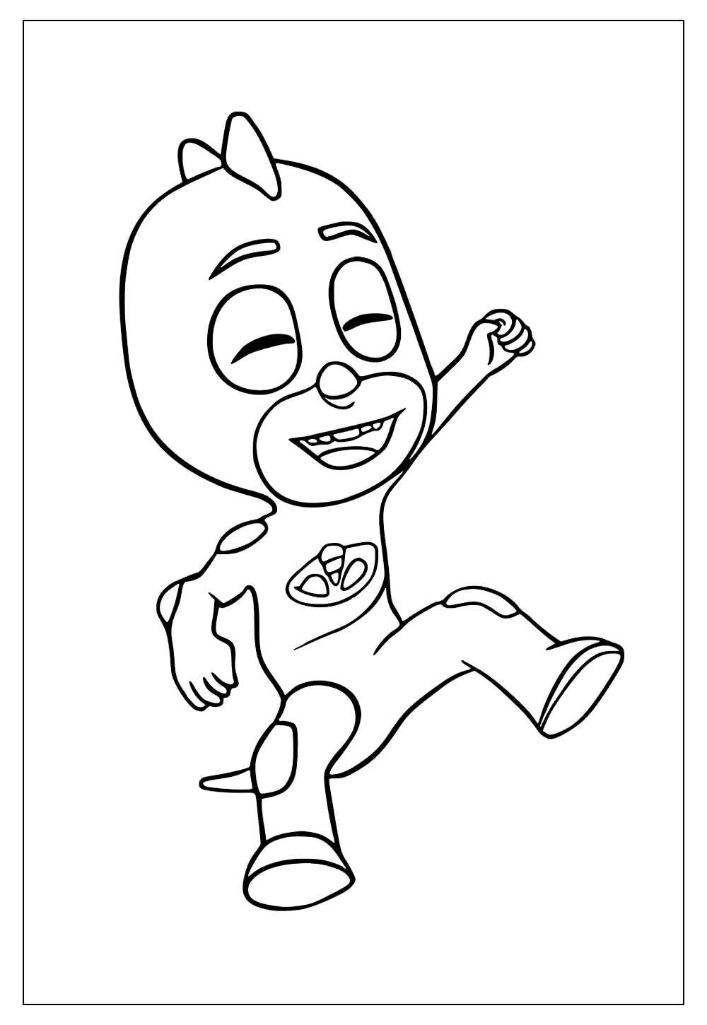 Desenho de PJ Masks para pintar
