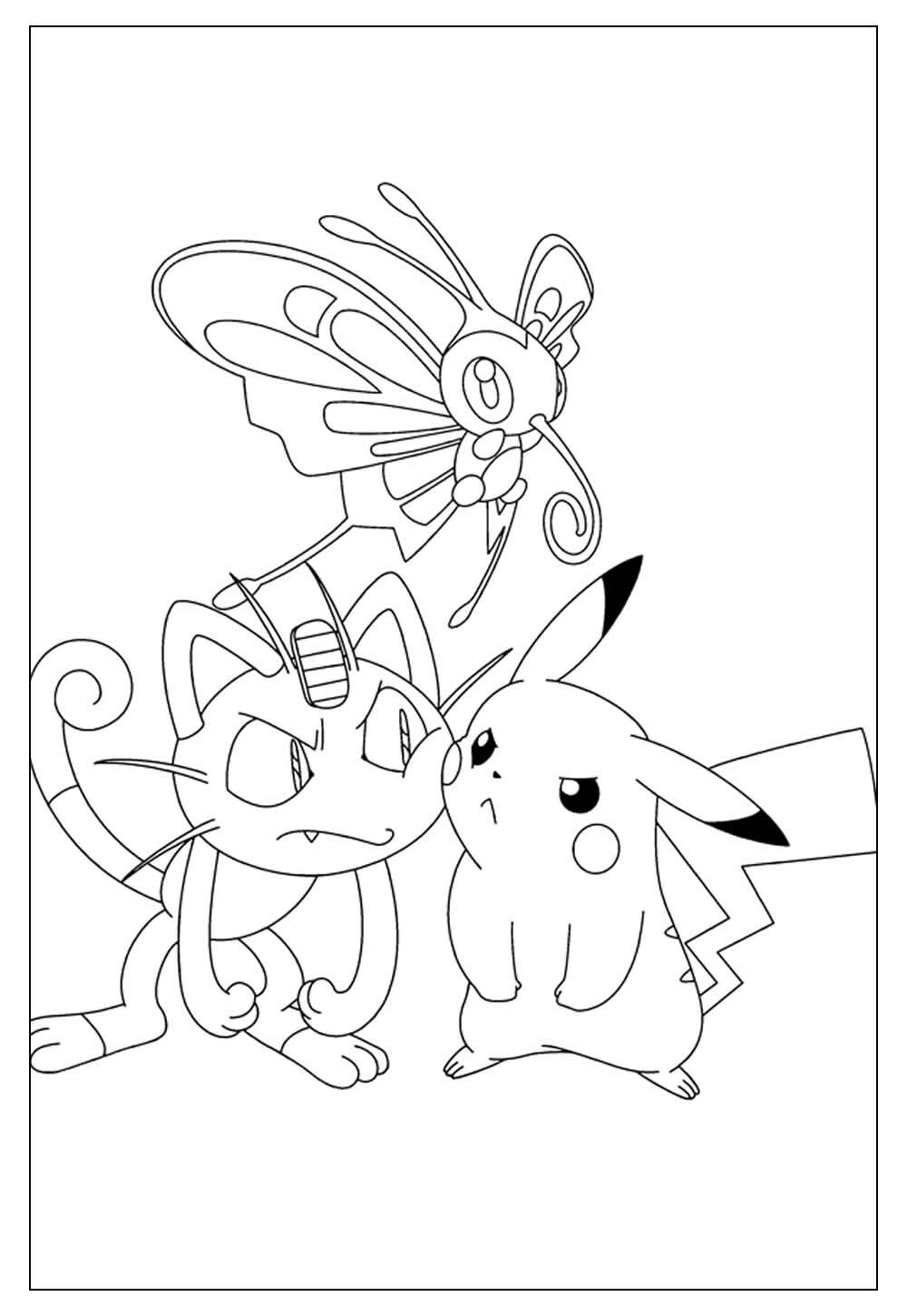 Desenho Pokémon Colorir