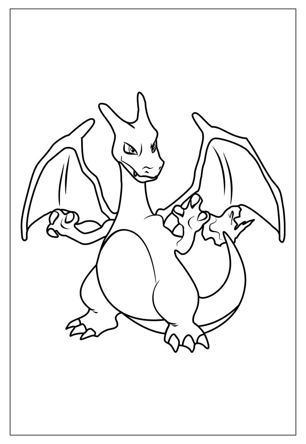 Desenho do Pokémon para colorir