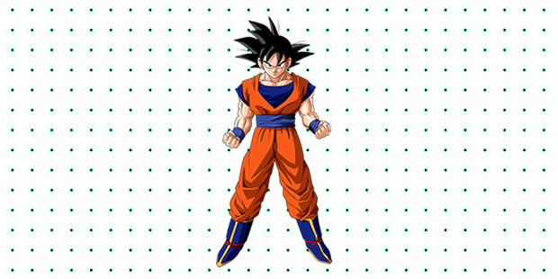Desenhos do Goku para pintar