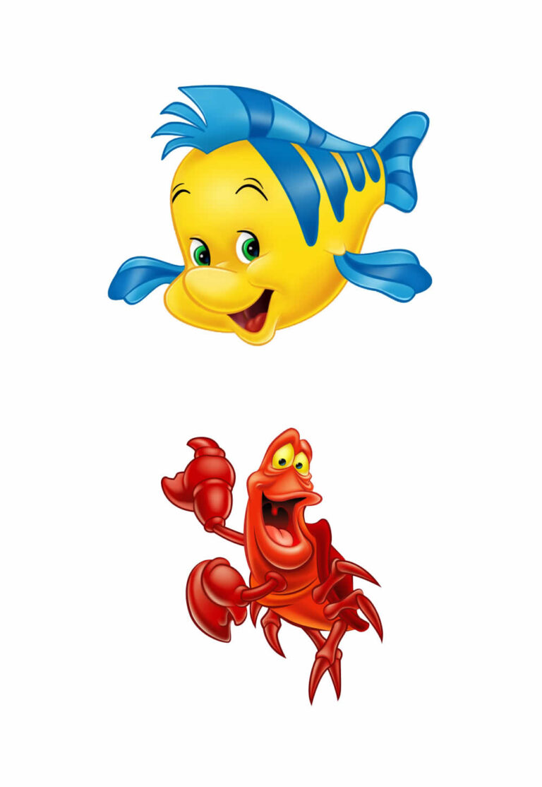 Desenhos da Pequena Sereia para Colorir e Pintar