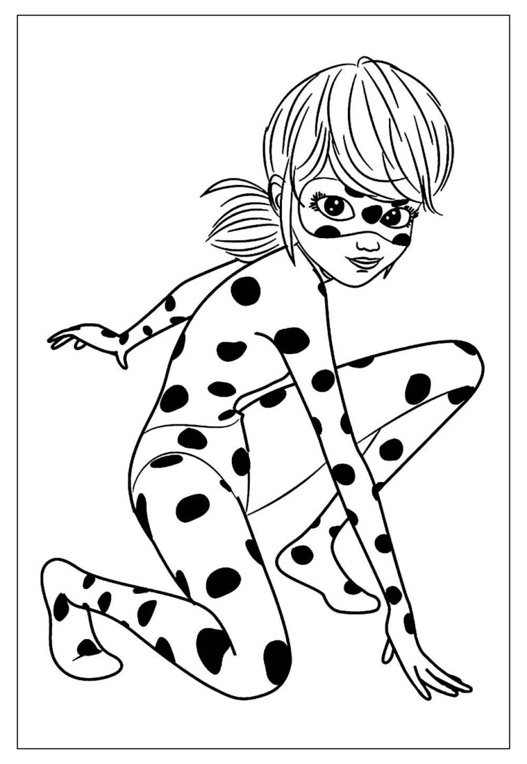 Desenhos da Ladybug para Colorir e Pintar - Tudo Para Colorir