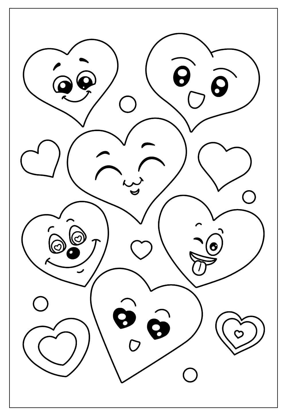 Desenhos De Cora o Para Colorir E Pintar Tudo Para Colorir
