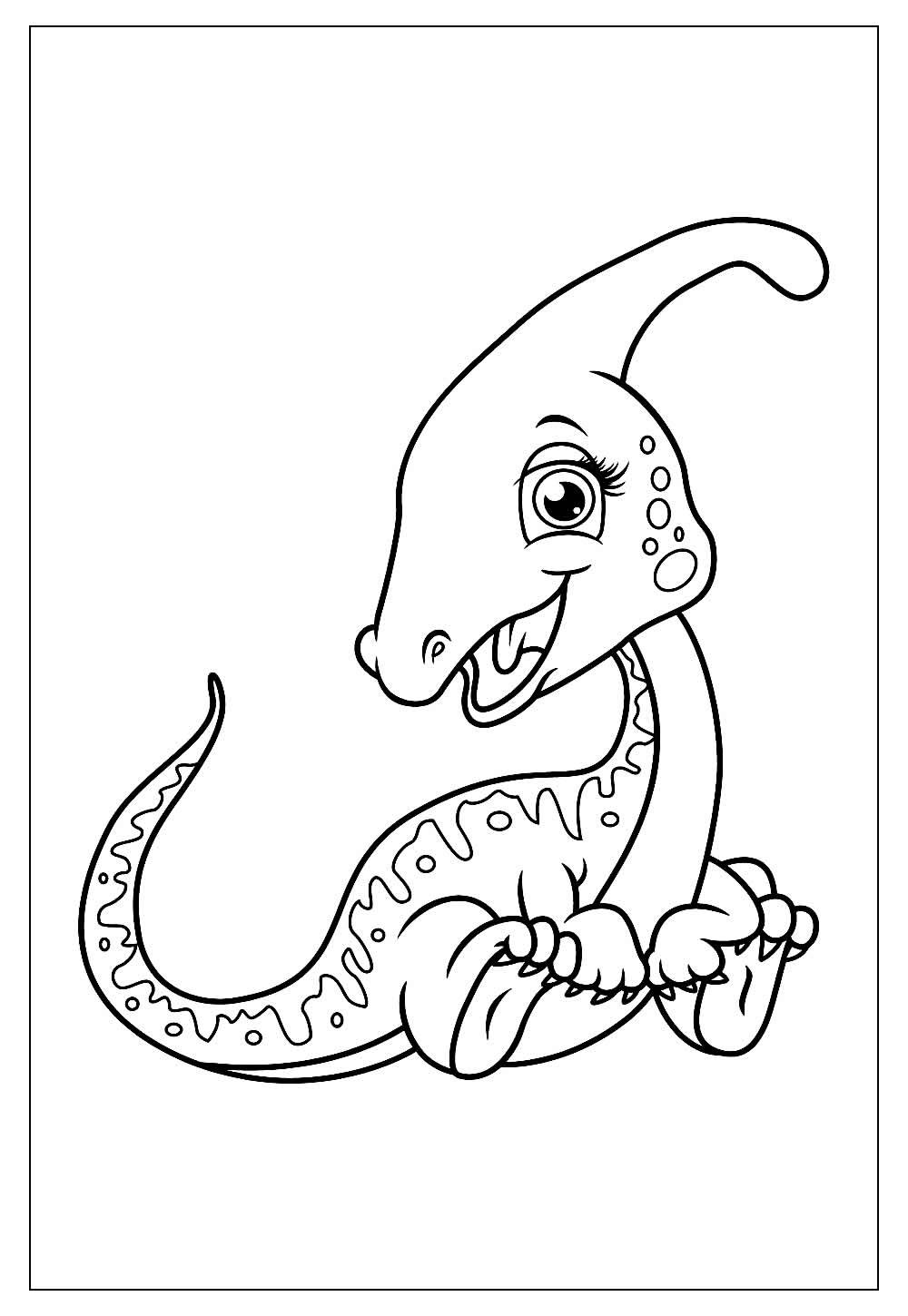 Desenhos de Dinossauro para Colorir e Pintar - Tudo Para Colorir